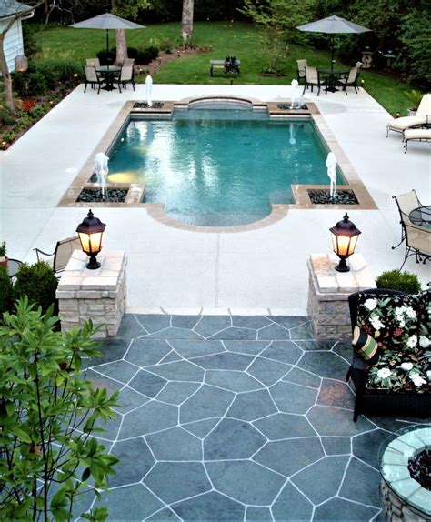 Remodeling Your Pool Deck Decorative Concrete Resurfacing Combines