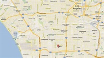 33 Los Angeles Google Map - Maps Database Source