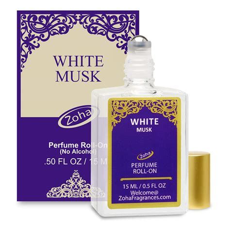 White Musk Perfume Oil Roll On No Alcohol Essential