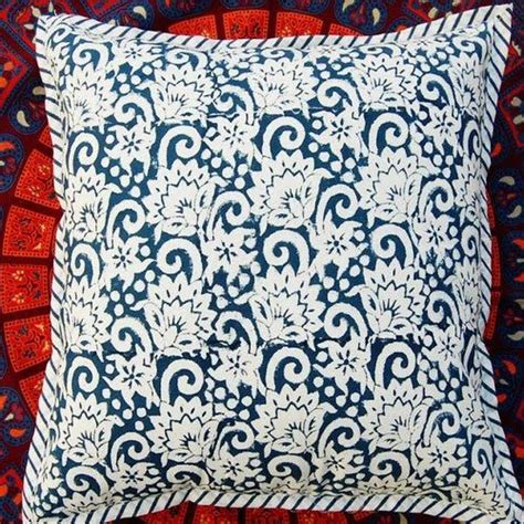 multi cotton block print cushion cover size 16 16 inch at rs 120 piece in jaipur