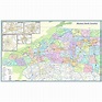 Western North Carolina Regional Wall Map by MapShop - The Map Shop