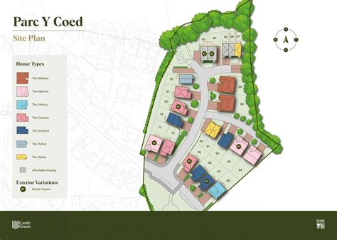 Parc Y Coed Development New Build Homes Castle Green