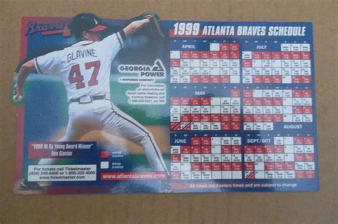 Major League Baseball Magnet Schedules Adanac Antiques And Collectibles