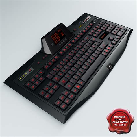 3d Model Gaming Keyboard Logitech G510