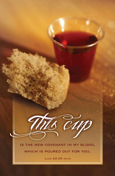 How to get your first communion invitations printed. Church Bulletin 11" - Communion - This Cup (Pack of 100)
