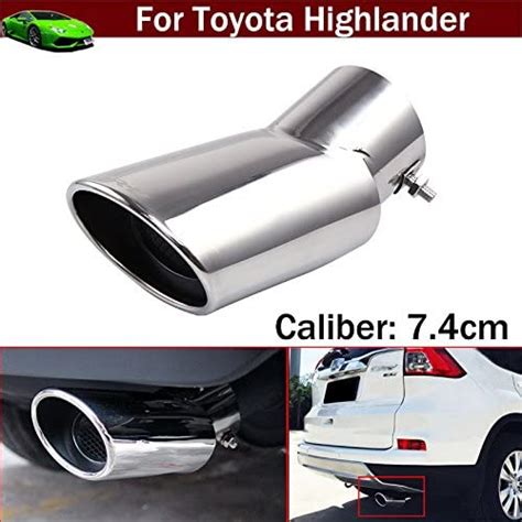 Oem 1pcs Stainless Steel Stainless Steel Curved Exhaust Muffler Tail