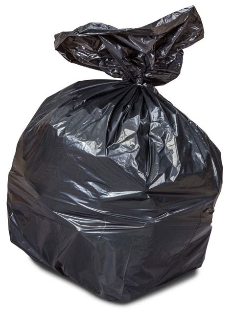 55 gal garbage bags black dependable plastic