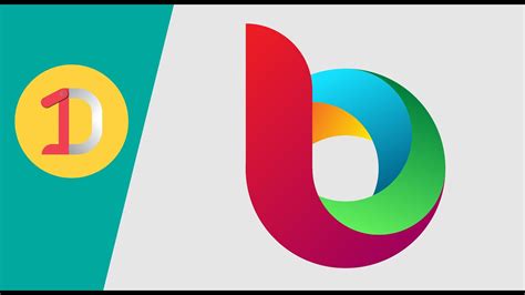 Modern B Logo Design In Illustrators Adobe Illustrator Tutorials