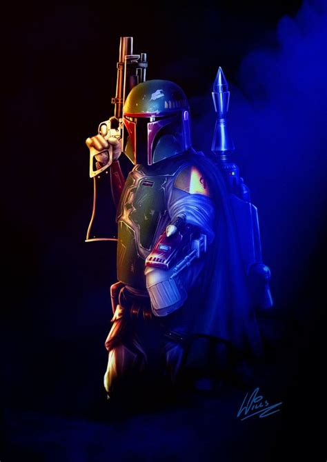 boba fett by mrwills on deviantart star wars artwork star wars poster star wars images