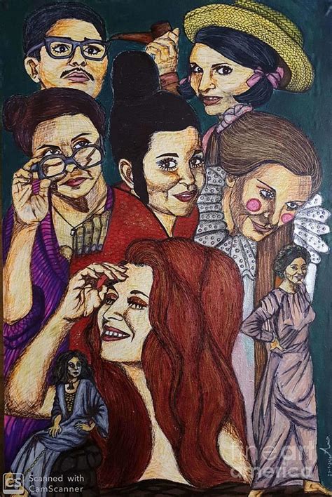 Artist Soad Hosni Painting By Vivian Amin Fine Art America