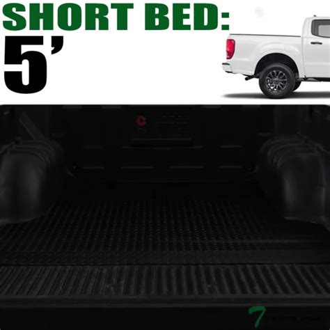 Topline For 2019 2023 Ford Ranger 5 Ft Rubber Truck Bed Trunk Mat Liner