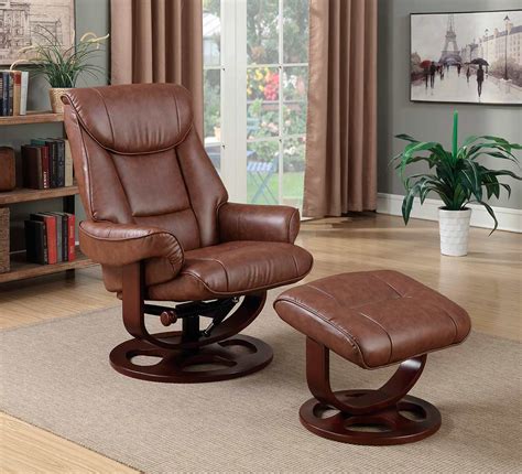 Wood glider rockers in traditional and contemporary styles; Recliner Chair with Ottoman CO087 | Recliners