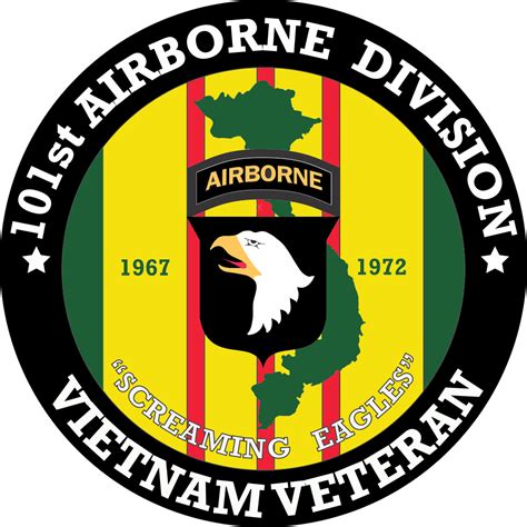 101st Airborne Division Vietnam Veteran Decal