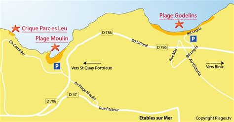 Plage Des Godelins Etables Sur Mer 22 Côtes Darmor Bretagne Plagestv
