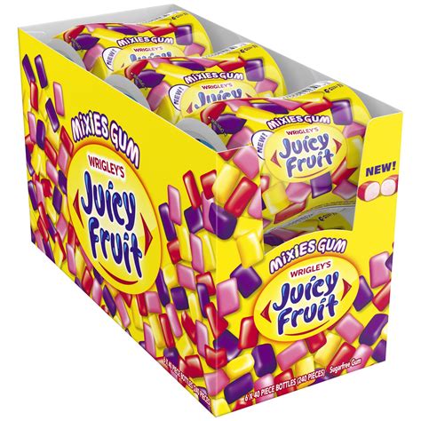 Buy Juicy Fruit Mixies Fruity Chews Sugarfree Gum 40 Piece Bottle