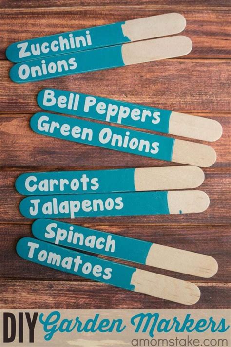 Easy Diy Garden Markers A Moms Take