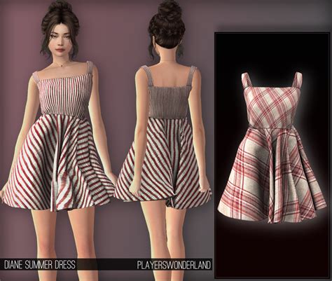 Download Diane Summer Dress The Sims 4 Mods Curseforge