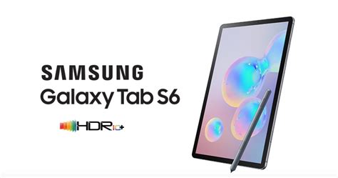 The galaxy tab s6 is the first samsung tablet with a dual camera at the back. Samsung Galaxy Tab S6 gets HDR10+ certification - Android ...