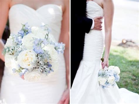 Charming And Trendy Serenity Wedding Bouquets Blue Wedding Bouquet