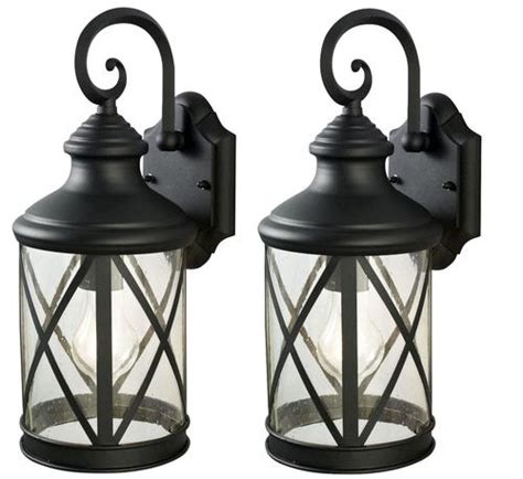 Shop outdoor ceiling lights at shades of light. Patriot Lighting® Sonoma 1-Light 16" Black Twin Pack ...