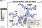 Vancouver international airport map - Vancouver airport departures map ...