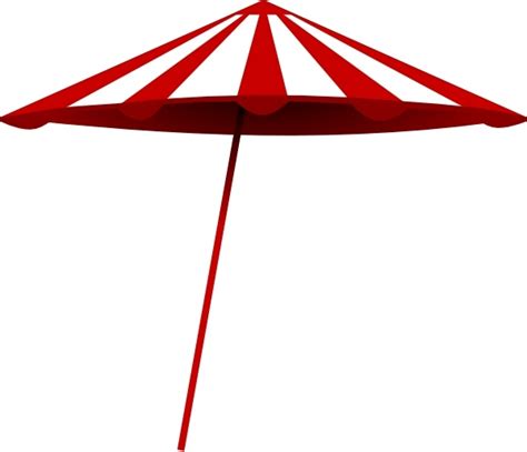 Umbrella Black And White Tomk Red White Umbrella Clip Art Free Vector