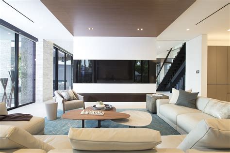 Contemporary Waterfront Elegance Contemporary Living Room Miami