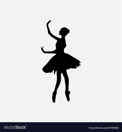 Classical Ballet Figure Ballet Dancer Royalty Free Vector