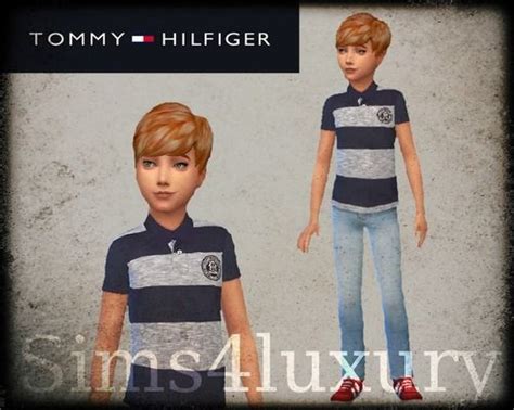 Sims4luxury — Tommy Hilfiger Polo And Jeans For Boys