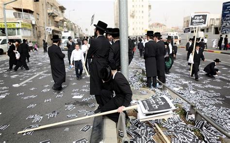 Hundreds Of Thousands Protest Haredi Draft In Jerusalem The Times Of