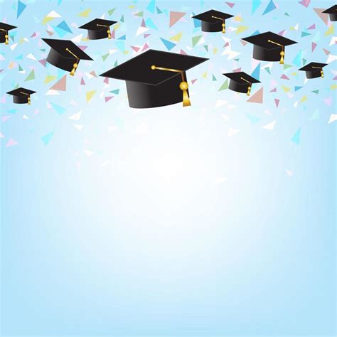Concepto De Educación Con Birretes De Graduación En El Fondo 1820425