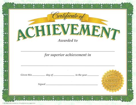 Get Our Image Of Academic Achievement Certificate Template