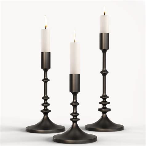 Candlestick Holders Set Of 9 Taper Candle Holders Black Candle Holder