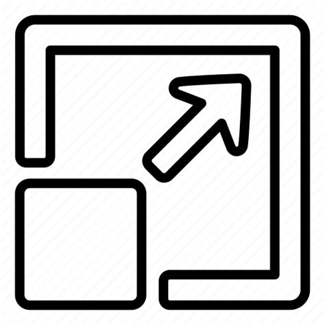Arrow Indicator Directional Maximize Icon Download On Iconfinder