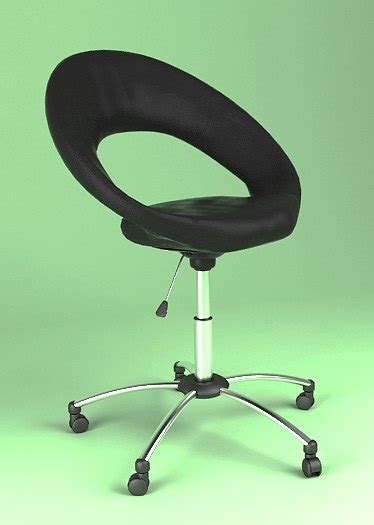 3d model desk chair
