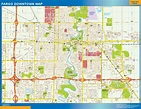 Fargo downtown Große Karte | Große Landkarten für Deutschland und ...