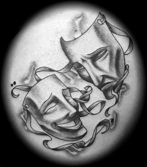 55 Tatuajes De Máscaras Del Teatro La Tragedia Y La Comedia