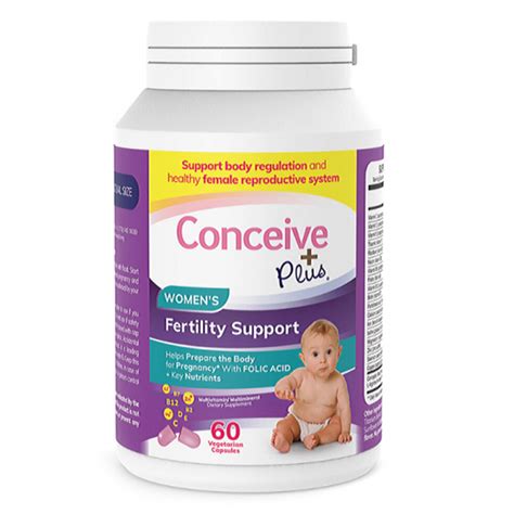 Conceive Plus Womens Fertility Support 60 Vegetarian Capsules Babymama