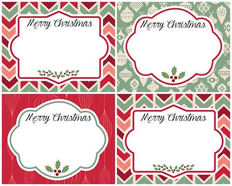 Vintage Christmas T Tags Free Printables Refresh Restyle