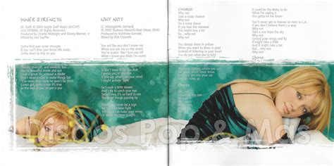 All lyrics from metamorphosis album, popular hilary duff songs with tracklist and information about album. Discos Pop & Mas: Hilary Duff - Metamorphosis (US Version)