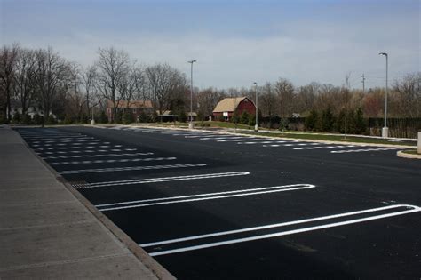 Parking Lots Straight Edge Striping New Jersey Road Striping Parking Lot Striping