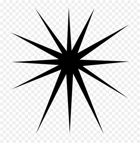 Black And White Starburst Clipart 10 Free Cliparts Download Images On