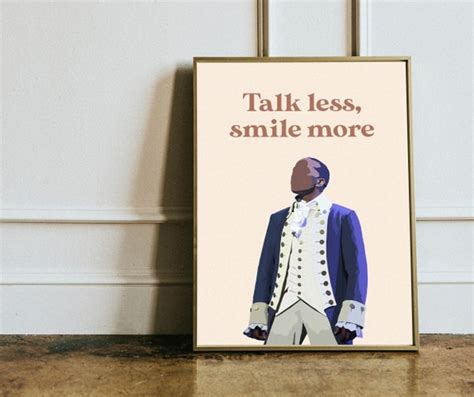 Hamilton Aaron Burr Talk Less Smile More Etsy