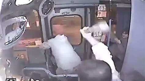Bus Driver Hands Out Instant Justice By Beating Would Be Bag Thief Itv News