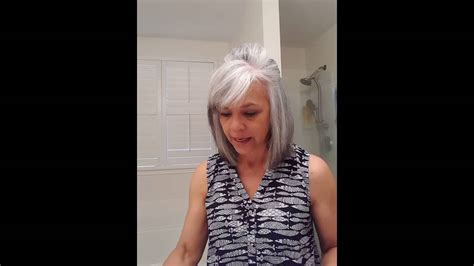 It involves painting highlights and lowlights onto the hair instead of separating the hair to be highlighted with foils. Going Gray Naturally #13 - YouTube