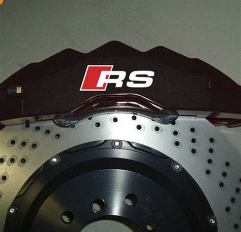 Auto Tuning And Styling Rs Brake Caliper Decal Sticker En6945530