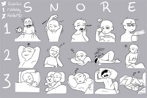 Drawing Sleeping Poses Drawing Face Expressions Drawing Expressions
