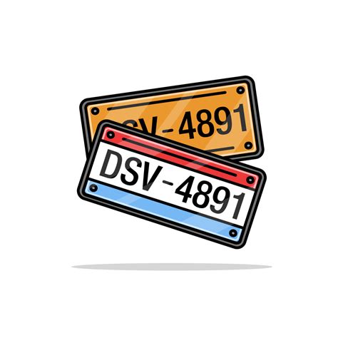 License Plates Royalty Free Stock Svg Vector And Clip Art