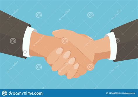 Business Agreement Handshake Vector Illustration Stock Vector