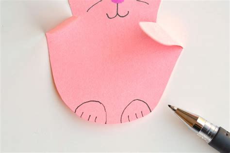 Handprint Bunnies Paper Handprint Bunny Craft One Little Project